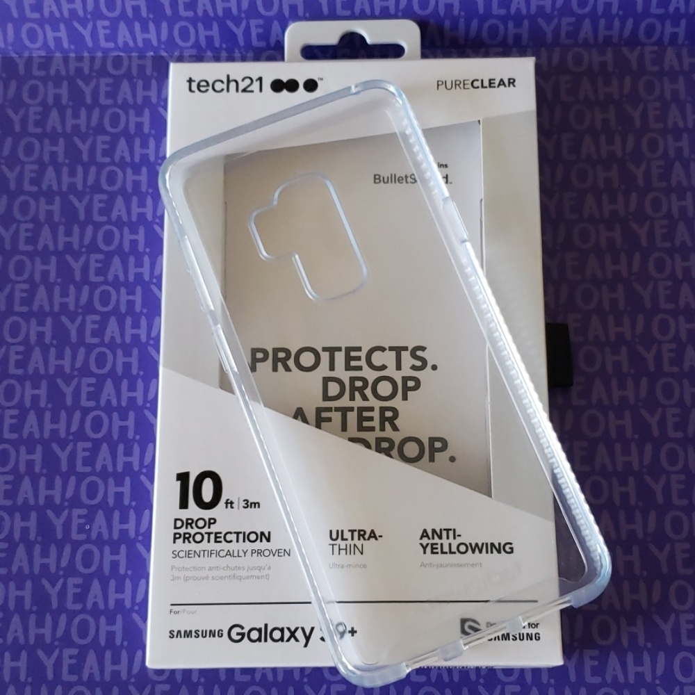 Tech21 Pure Clear Samsung S9+ phone case
